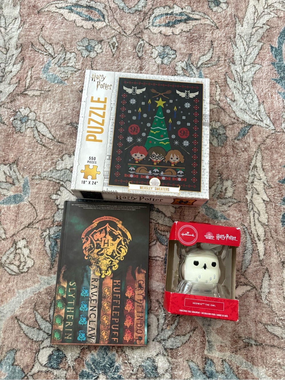 Harry Potter Bundle Christmas Puzzle Ornament Notebook